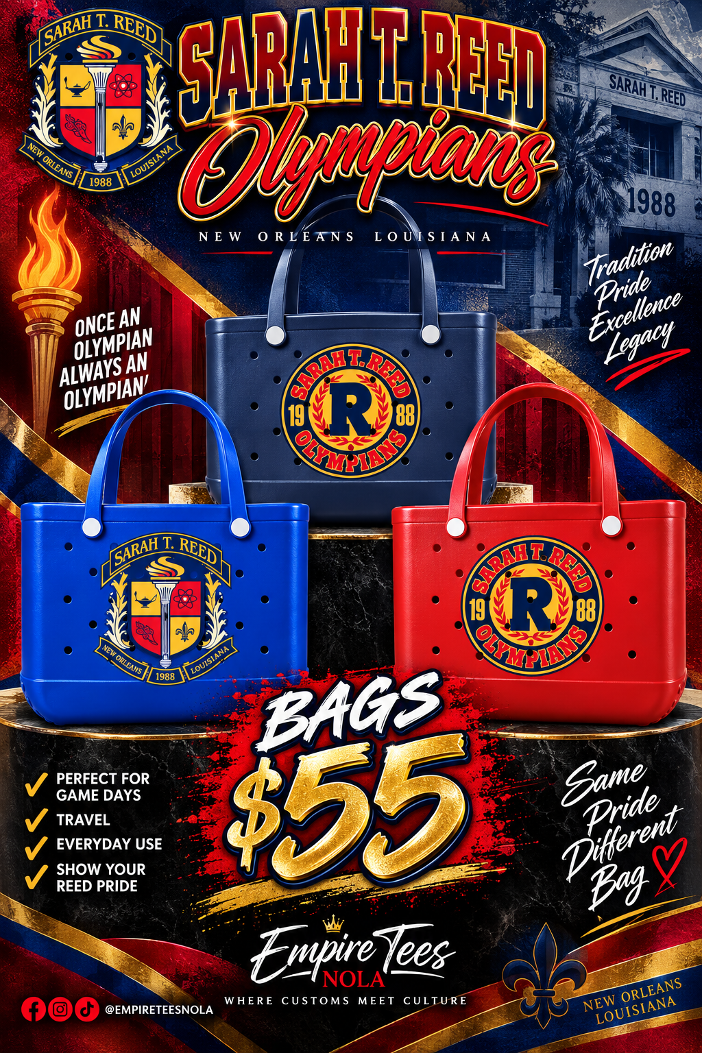 Sarah T. Reed Bogg Bags
