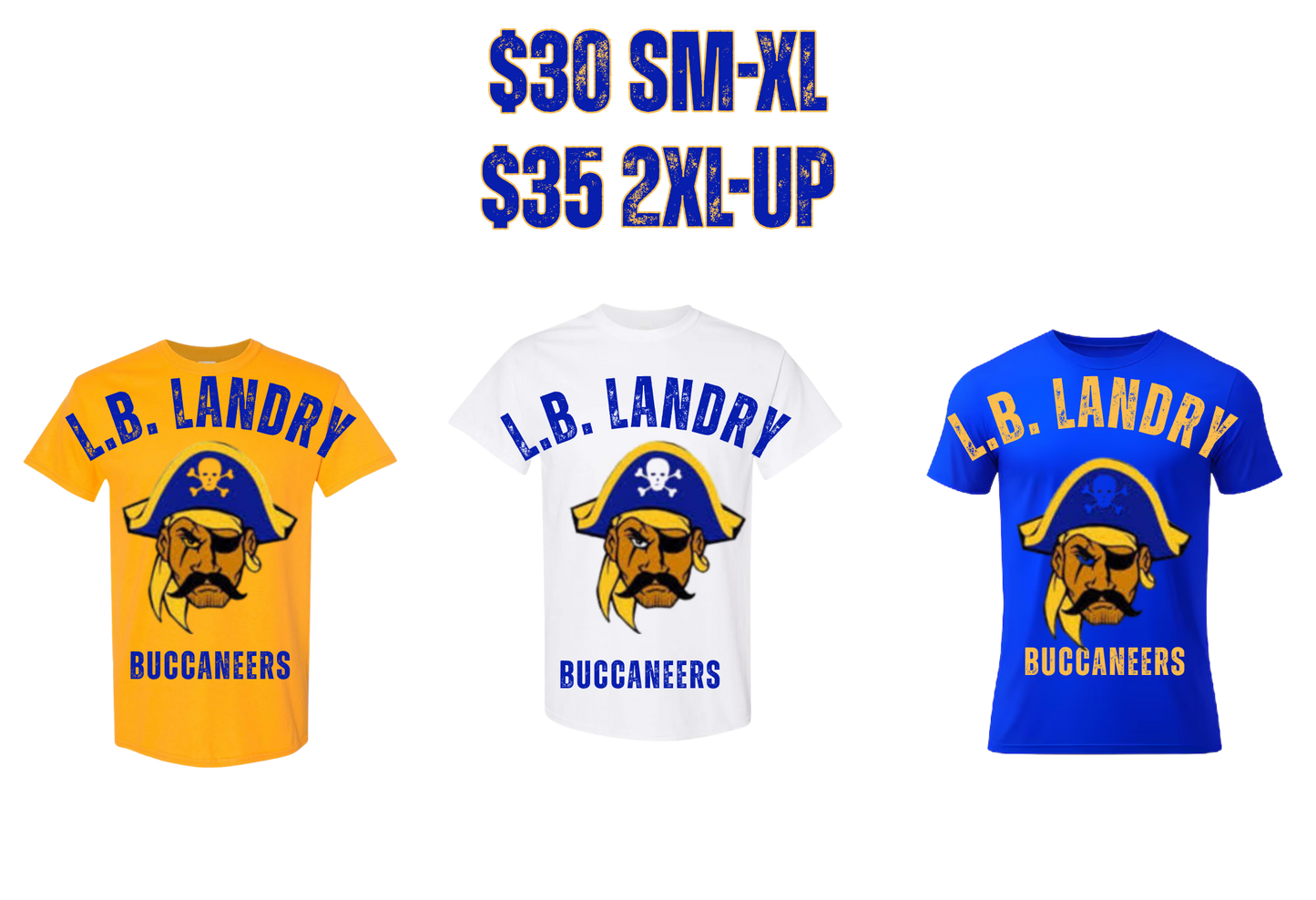 L.B. Landry Buccaneers Short Sleeve Shirt