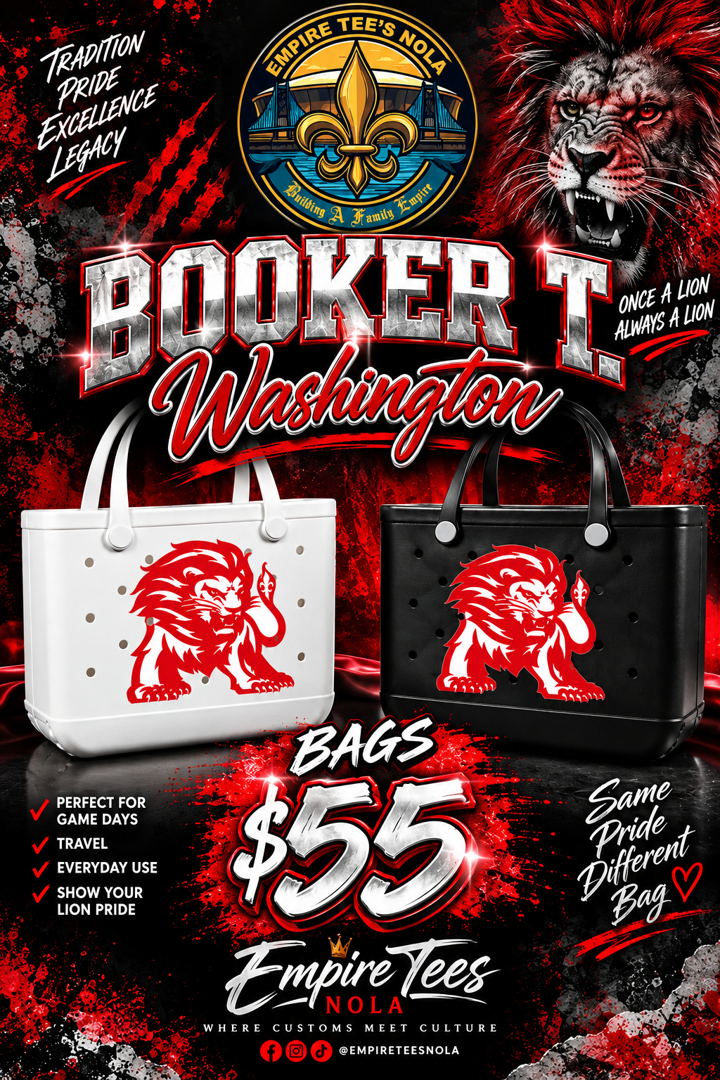 Booker T Washighton Bogg Bag