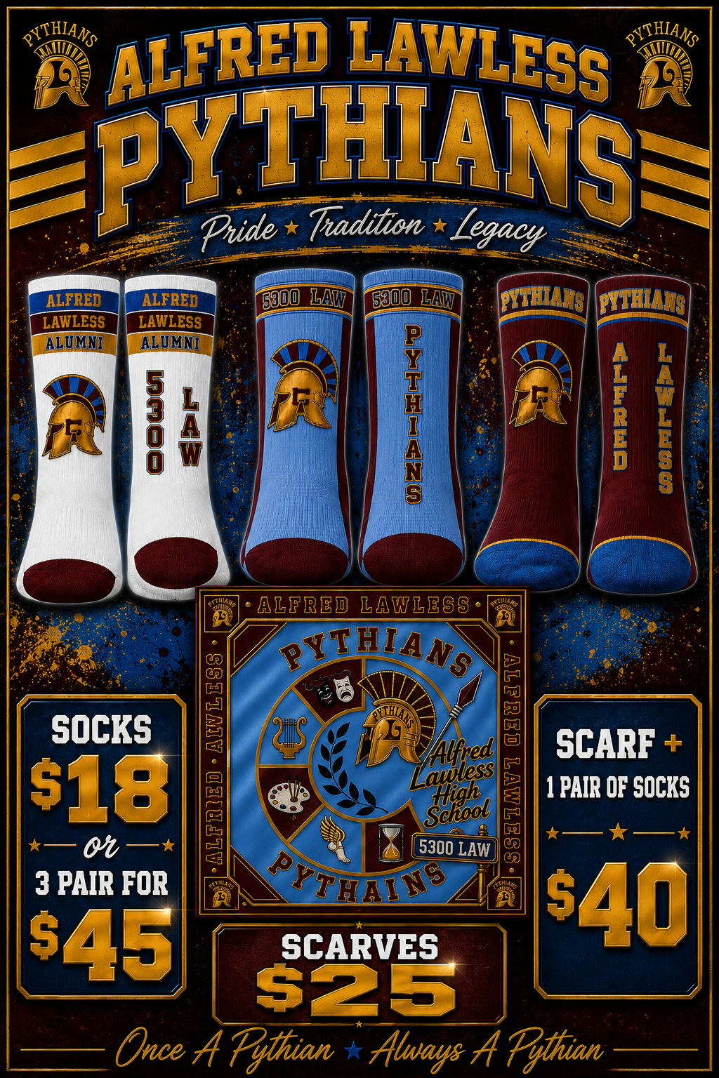 Alfred Lawless Socks