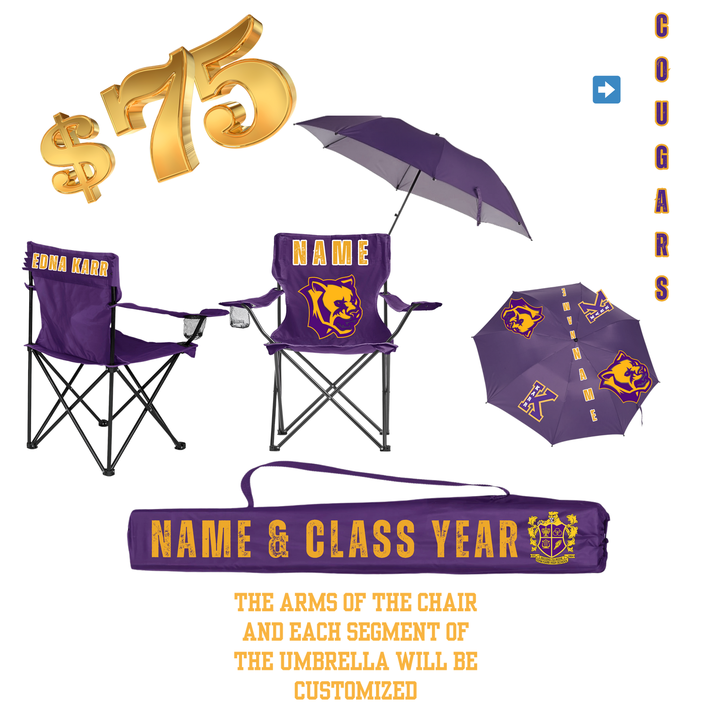 Edna Karr Logo Chairs