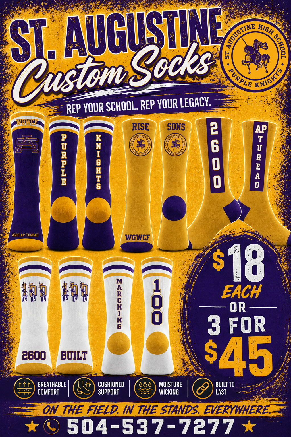 St Aug Sock bundle