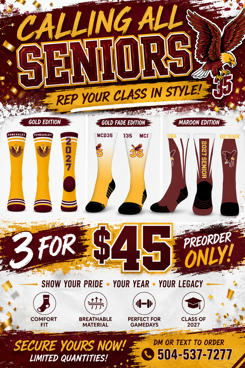 McD 35 SENIOR socks