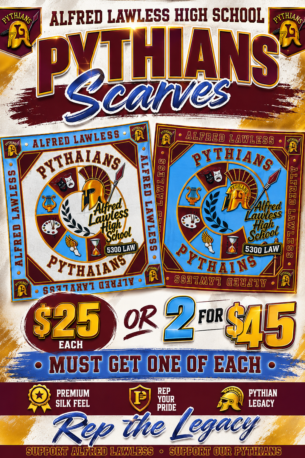 Alfred Lawless Scarves