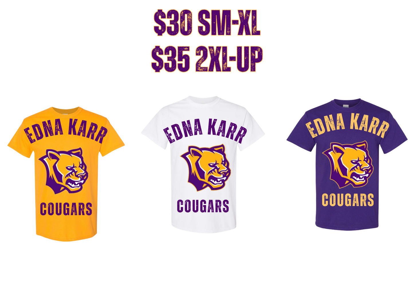Edna Karr Cougars Short Sleeve Shirts
