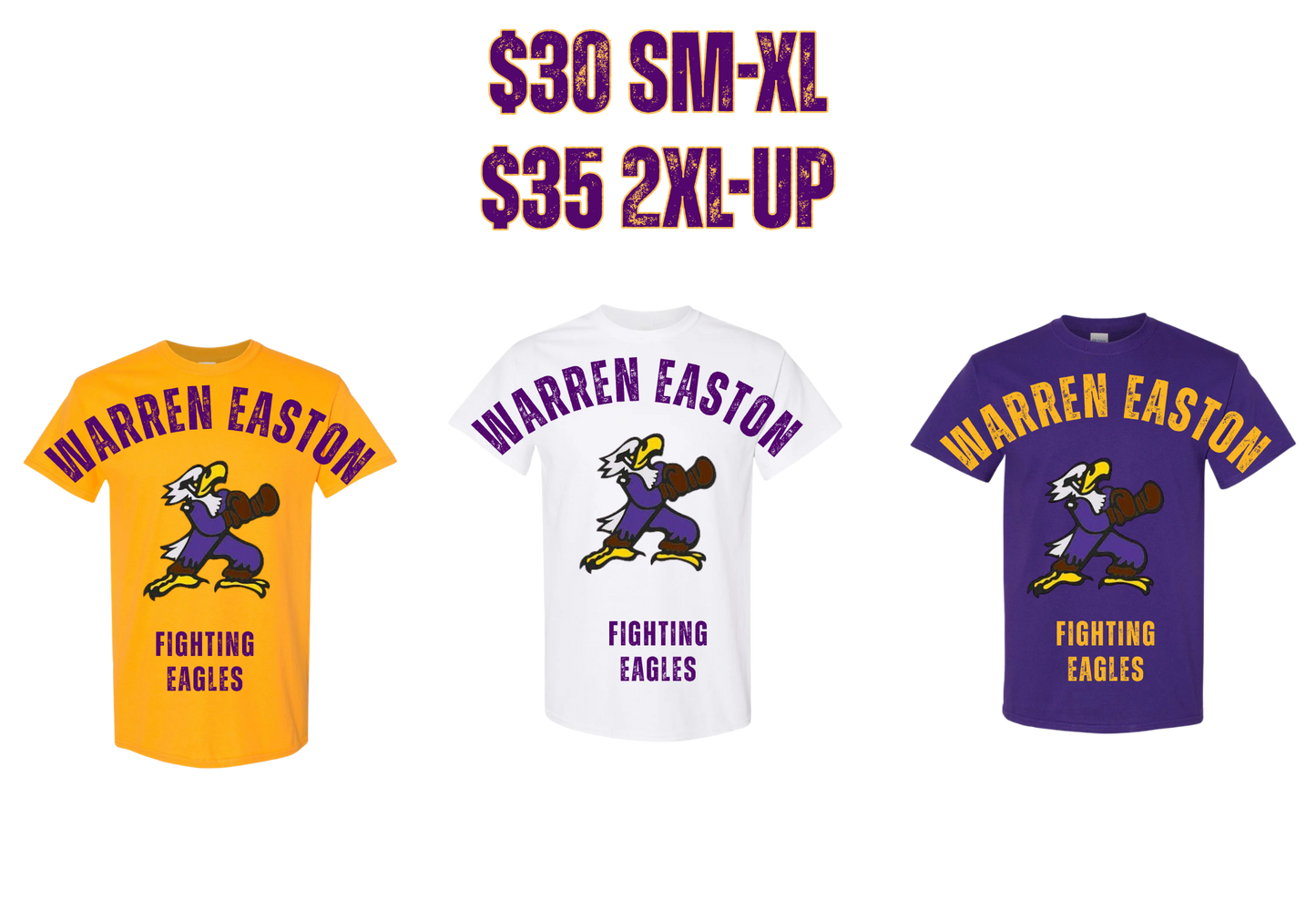 Warren Easton Fighting Eagles Short Sleeve Shirts