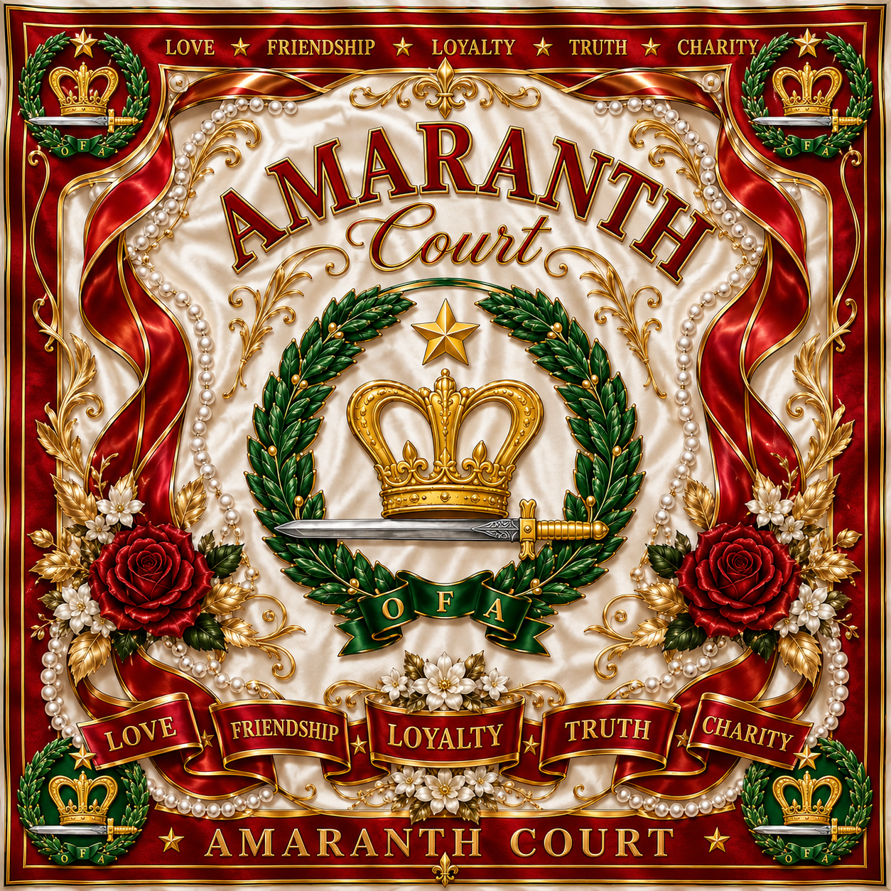 OES, HEROINES OF JERICHO, AND AMARANTH SCARVES