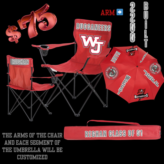 West Jeff Buccaneers Chair